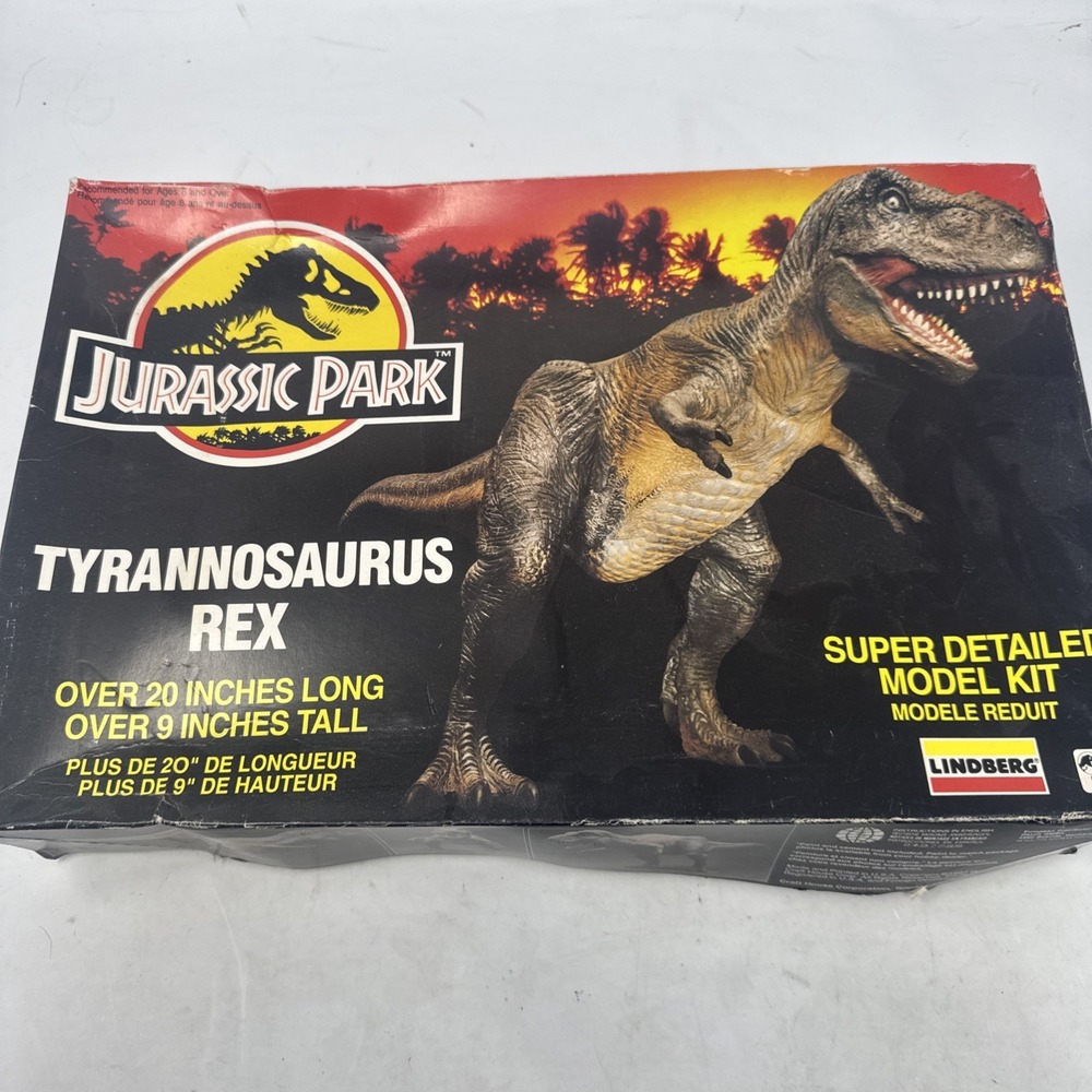 1993 Jurassic Park Tyrannosaurus Rex T-Rex Lindberg Model Kit 70271 NEW‎